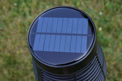 PIC Solar Insect Killer Torch with LED Flame Effect, Black Torch, Area Bug Zapper- NEW IN BOX!!!