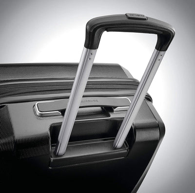 Samsonite Winfield 3 DLX Hardside Expandable Luggage with Spinners, Checked-Medium 25-Inch, Black!! NEW OUT OF BOX(DAMAGED FROM SHIPPING)!!