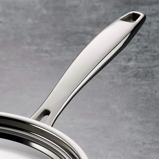 Tramontina 80116/249DS Gourmet Stainless Steel Induction-Ready Tri-Ply Clad 12-Piece Cookware Set, NSF-Certified, Made in Brazil!
