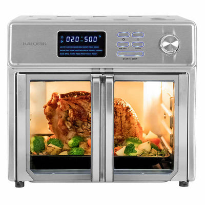 Kalorik 26-Quart Digital Maxx Air Fryer Oven with 7 Accessories!  - slightly used