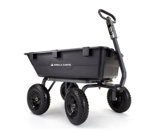 Gorilla Carts GOR6PS 1200-lb. Heavy-Duty Poly Dump Cart, 13" Tires- NEW IN BOX!!!