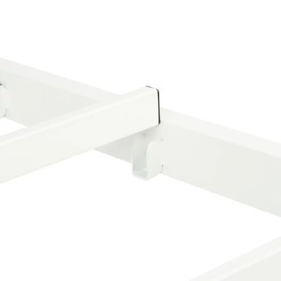 Mainstays 14" Heavy Duty White Steel Slat Platform Bed Frame**New in box**