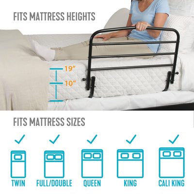 Stander 30" Safety Bed Rail, Adjustable Bed Rail for Elderly Adults, Bed Safety Rail**New in box**