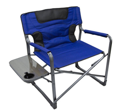 Ozark Trail Camping Director Chair, Blue, Adult- NEW OUT OF BOX!!!