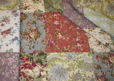 Greenland Home Blooming Prairie Throw Blanket, Full, Multi- NEW IN BAG!!!