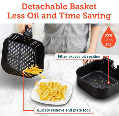 COSORI 11-in-1 Air Fryer Oven with Customizable Shake Reminder, 5.8QT, Stainless Steel- NEW IN BOX!!!!