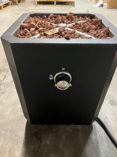 REDUCED!!! Ukiah Note Portable Audio Propane FirePit with Beat to Music Technology!! NEW OUT OF BOX, TESTED WORKS GREAT(HAS SCRATCHES FROM SHIPPING)!!