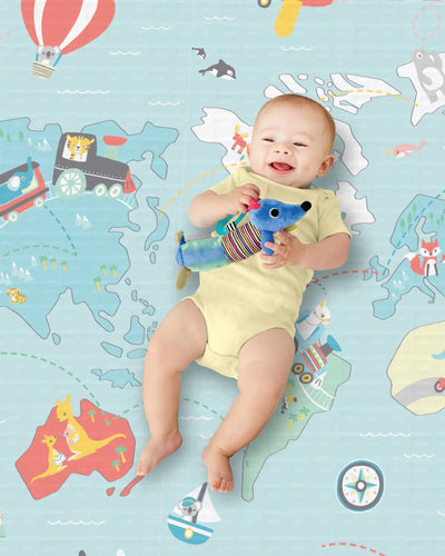 Doubleplay Reversible Playmat, Little Travelers- new in box