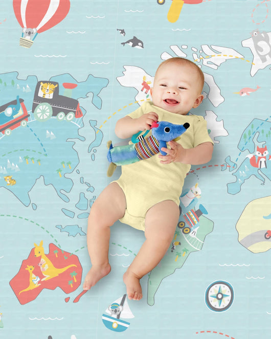 Doubleplay Reversible Playmat, Little Travelers- new in box