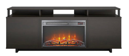 Ameriwood Home Mason Fireplace TV Stand for TV’s up to 65”, Espresso!! NEW IN BOX!!