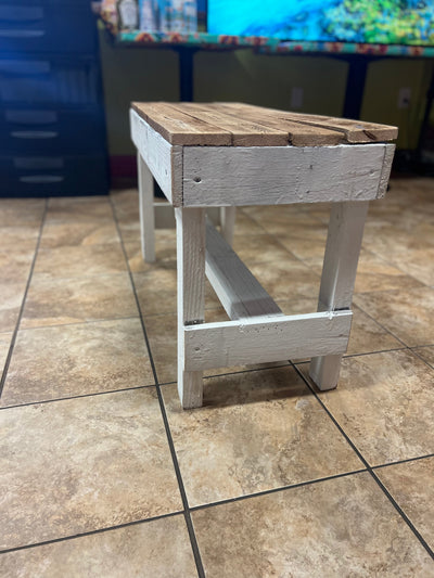 Rustic Farmhouse Bench- NEW AND ASSEMBLED!!!
