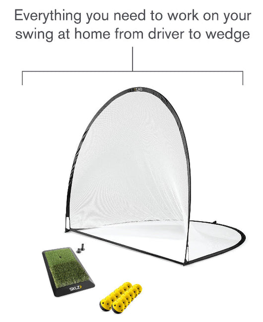 SKLZ Golf Home Driving Range Kit with Dual Surface Fairway and Rough Surface Mat!! NEW IN BOX!!