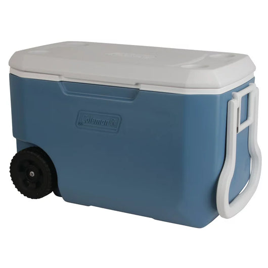 Coleman 62-Quart Xtreme 5-Day Hard Cooler with Wheels, Blue**New**