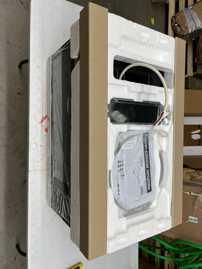 Amana 1.6 cu. ft. Over the Range Microwave in Stainless Steel!! NEW OUT OF BOX, MINOR DENT FROM SHIPPING!!