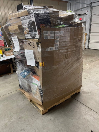 Jumbo huge liquidation pallet- over 7 ft tall ! Pallet number 2323