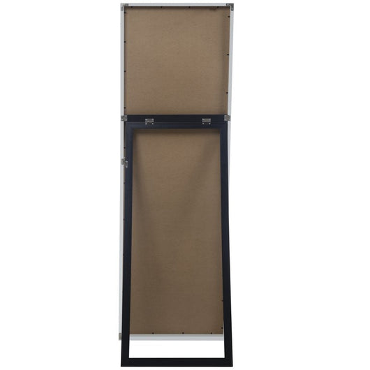 Gallery Solutions Framed White Floor Free Standing Mirror with Easel 16"x57" by Gallery Solutions**New in Box**