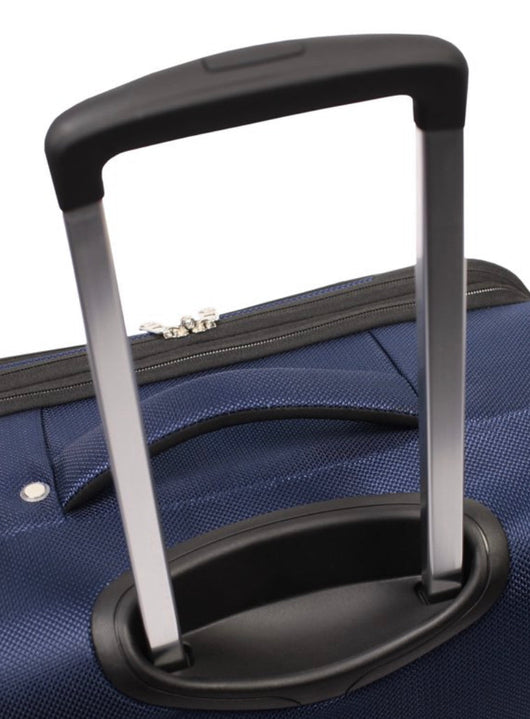 Protege Ashfield 29" Checked 8-Wheel Spinner Luggage Navy- NEW OUT OF BOX!!!!