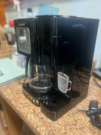 Cuisinart Black 12 Cups Single-Serve Brewer- used but very clean and works like new!