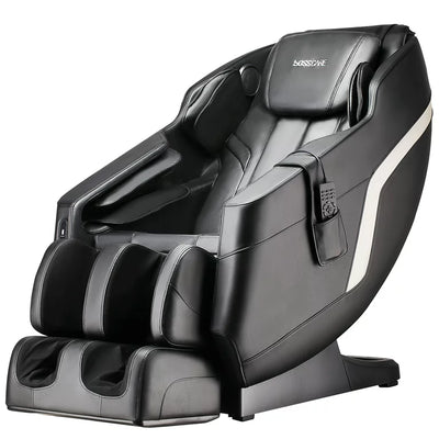 BOSSCARE Assembled Massage Chair Recliner with Zero Gravity Full Body Massage Black!  -Brand new and assembled (Has some small scratches on the back side plastic, photos shown)