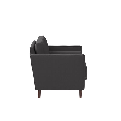 Lifestyle Solutions Lexington Armchair, 39.8" W x 31.1" D x 33.5" H, Heather Grey**New and assembled,dent from shipping**