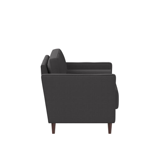 Lifestyle Solutions Lexington Armchair, 39.8" W x 31.1" D x 33.5" H, Heather Grey**New and assembled,dent from shipping**