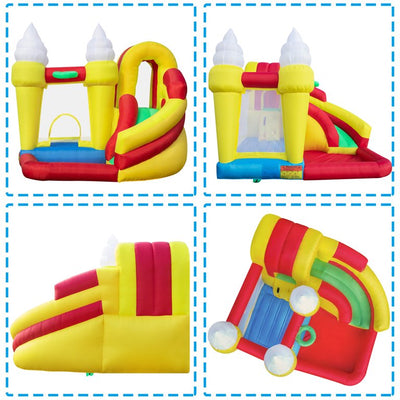 Tobbi Inflatable Bounce House Ice-cream Jumper Castle with Basketball Rim and Slide - Activity Center for Children**New in box**