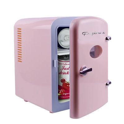 Frigidaire Portable Retro 6-can Mini Cooler, EFMIS129, Pink**New In box**