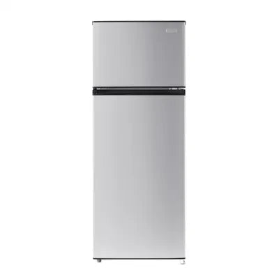Vissani 7.1 cu. ft. Top Freezer Refrigerator in Stainless Steel Look**New,Dented from shipping** **