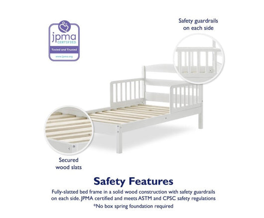 Baby Relax Jackson Transitional Wood Toddler Bed, Espresso- NEW IN BOX!!!
