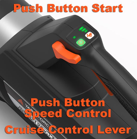Yard Force 120vRX Lithium-Ion Blower with Push-Button Speed Control - NEW IN BOX!!!