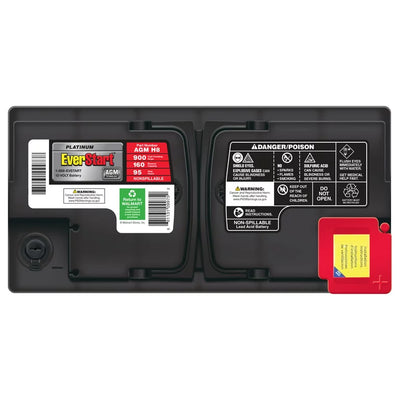 EverStart Platinum AGM Battery, Group Size H8 12V, 900 CCA**New**