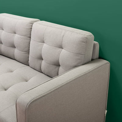 Zinus Benton Loveseat, Stone Grey**New in box**