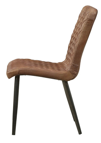 Acme Furniture Millerton 2 Piece Side Chairs, Vintage Chocolate!! NEW OUT OF BOX!!