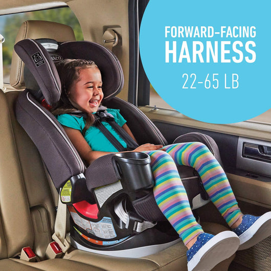 Graco Grows4Me 4 in 1 Car Seat, Infant to Toddler Car Seat with 4 Modes, West Point**New in box**