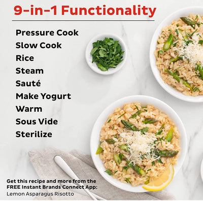 Instant Pot Duo Plus 9-in-1 Electric Pressure Cooker, Slow Cooker, Rice Cooker, Steamer, Sauté, Yogurt Maker, Warmer & Sterilizer, Includes App With Over 800 Recipes, Stainless Steel, 8 Quart- new in box
