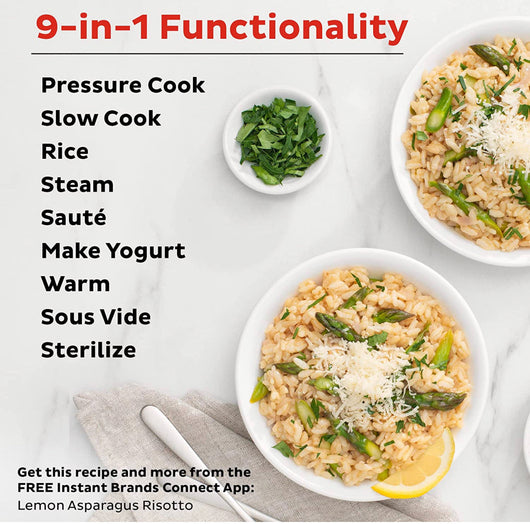 Instant Pot Duo Plus 9-in-1 Electric Pressure Cooker, Slow Cooker, Rice Cooker, Steamer, Sauté, Yogurt Maker, Warmer & Sterilizer, Includes App With Over 800 Recipes, Stainless Steel, 8 Quart- new in box