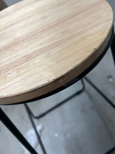 Mainstays Bar Stool, Black, Set of 4 (new out of the box)