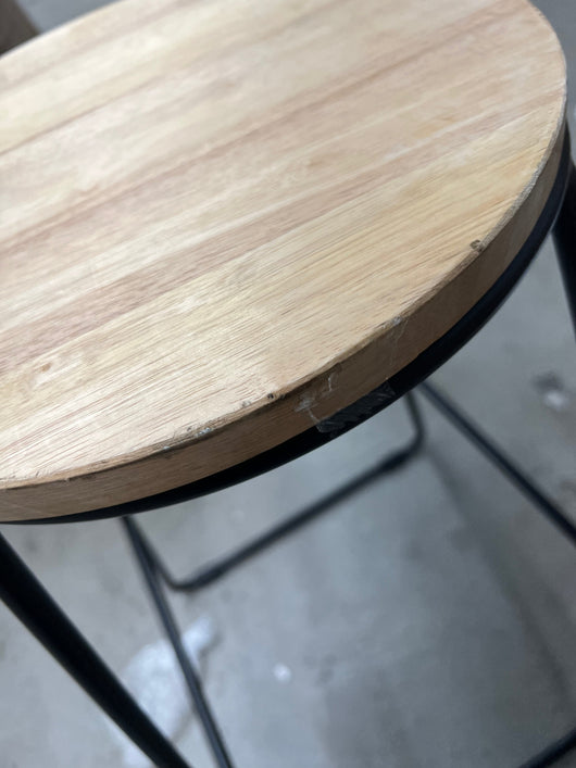 Mainstays Bar Stool, Black, Set of 4 (new out of the box)