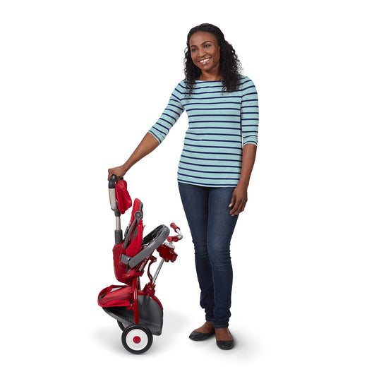 Radio Flyer Deluxe EZ Fold 4-in-1 Stroll 'N Trike, Red**New in box**