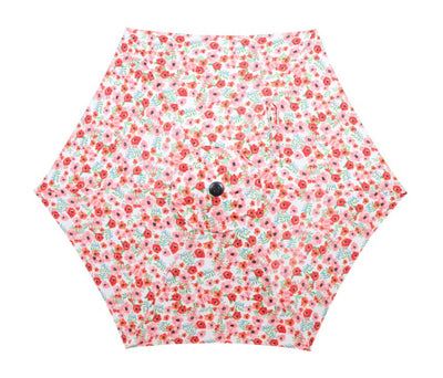 Mainstays Outdoor 7.5' Floral Print Round Push-up Market Patio Umbrella- NEW!!!!