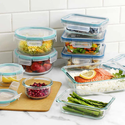 Snapware Pyrex 18-piece Glass Food Storage Set (new in the box)