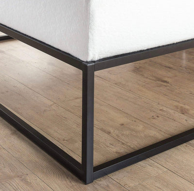 ZINUS Joseph Metal Platforma Bed Frame / Mattress Foundation / Wood Slat Support / No Box Spring Needed / Sturdy Steel Structure, Queen!  -Brand new in the box