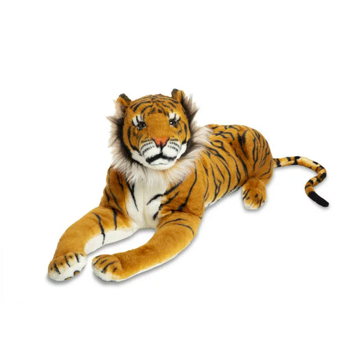 Melissa & Doug Giant Tiger - Lifelike Stuffed Animal (over 5 feet long)**New in plastic**