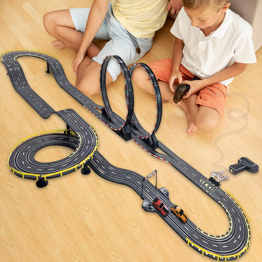 Golden Bright: Metro Chase Road Racing Set, Electric Powered, Includes, Power Intake Track, Lap Counter and Looping Sets, For Ages 8 and up**New in box**