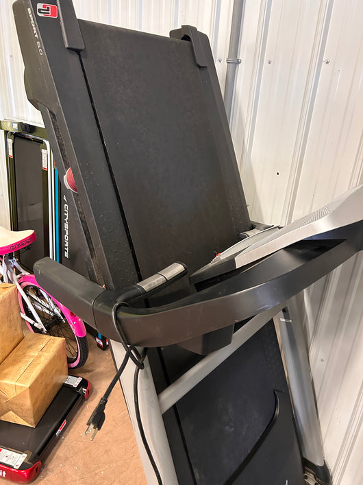 Pro-Form Sport 6.0 Treadmill with 20" x 60" Tread Belt, 0 - 10 Percent Digital Quick Incline Control, 20 Workout Apps and EKG Heart Rate Monitor! - (USED)  -Used but is very clean, tested and works great, photos shown