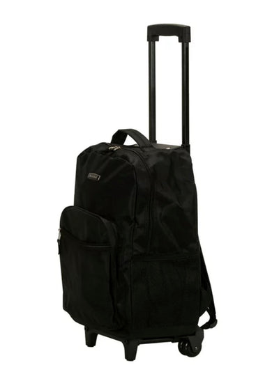 Rockland Unisex Luggage 17" Rolling Backpack R01 Black- NEW!!!