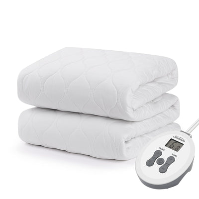 Sunbeam Restful Quilted Water Resistant Heated Mattress Pad - Full**New**