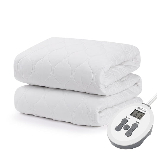 Sunbeam Restful Quilted Water Resistant Heated Mattress Pad - Full**New**