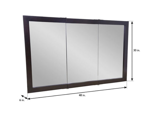 Design House Ventura 48 inch Medicine Cabinet in Espresso- NEW IN BOX!!! Very minor damage from shipping,