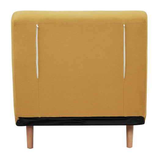 A&D Home Tustin Convertible Chair, Mustard Yellow!! NEW IN BOX!!